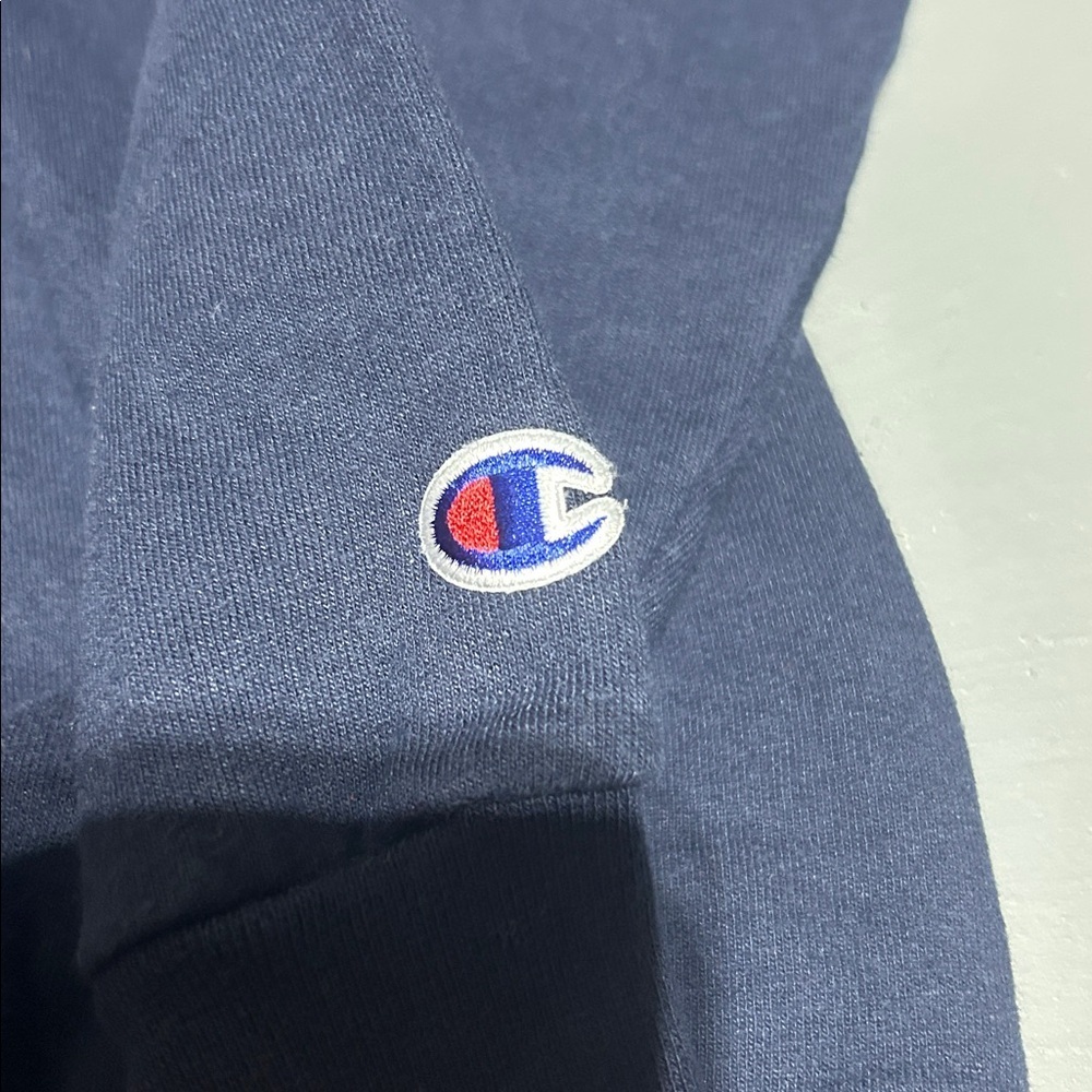 Champion Navy Blue Crewneck Sweater - Picture 4 of 8